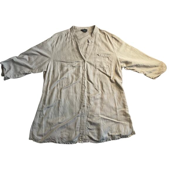 Lane Bryant Linen Blend Blouse - Size 18/20 ** - Picture 1 of 7